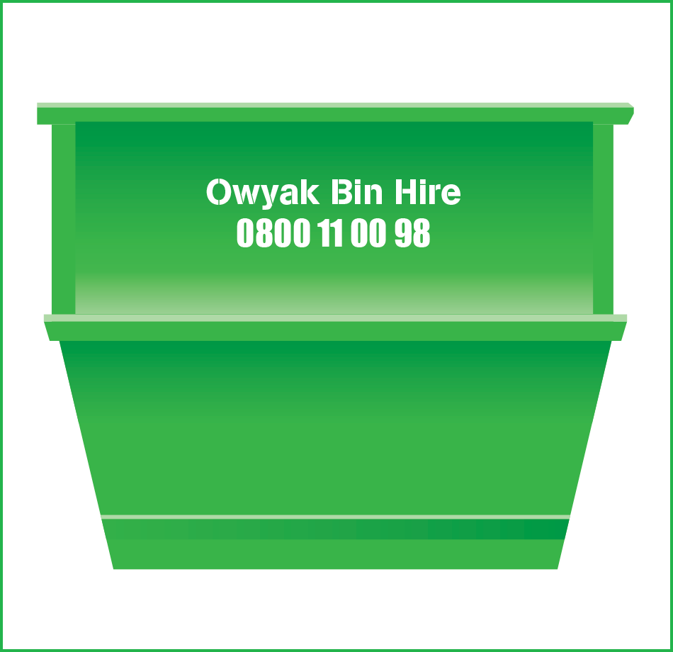 3.5m³ Bin Concrete, Dirt or Bricks only Owyak Bin Hire Limited